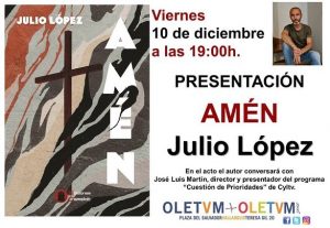 'Amén' de Julio López en Librería Oletvm