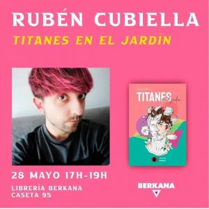 Rubén R Cubiella en la Feria del Libro de Madrid