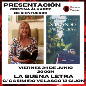 Cristina Álvarez de Cienfuegos presenta "Silbando primaveras" en La Buena Letra